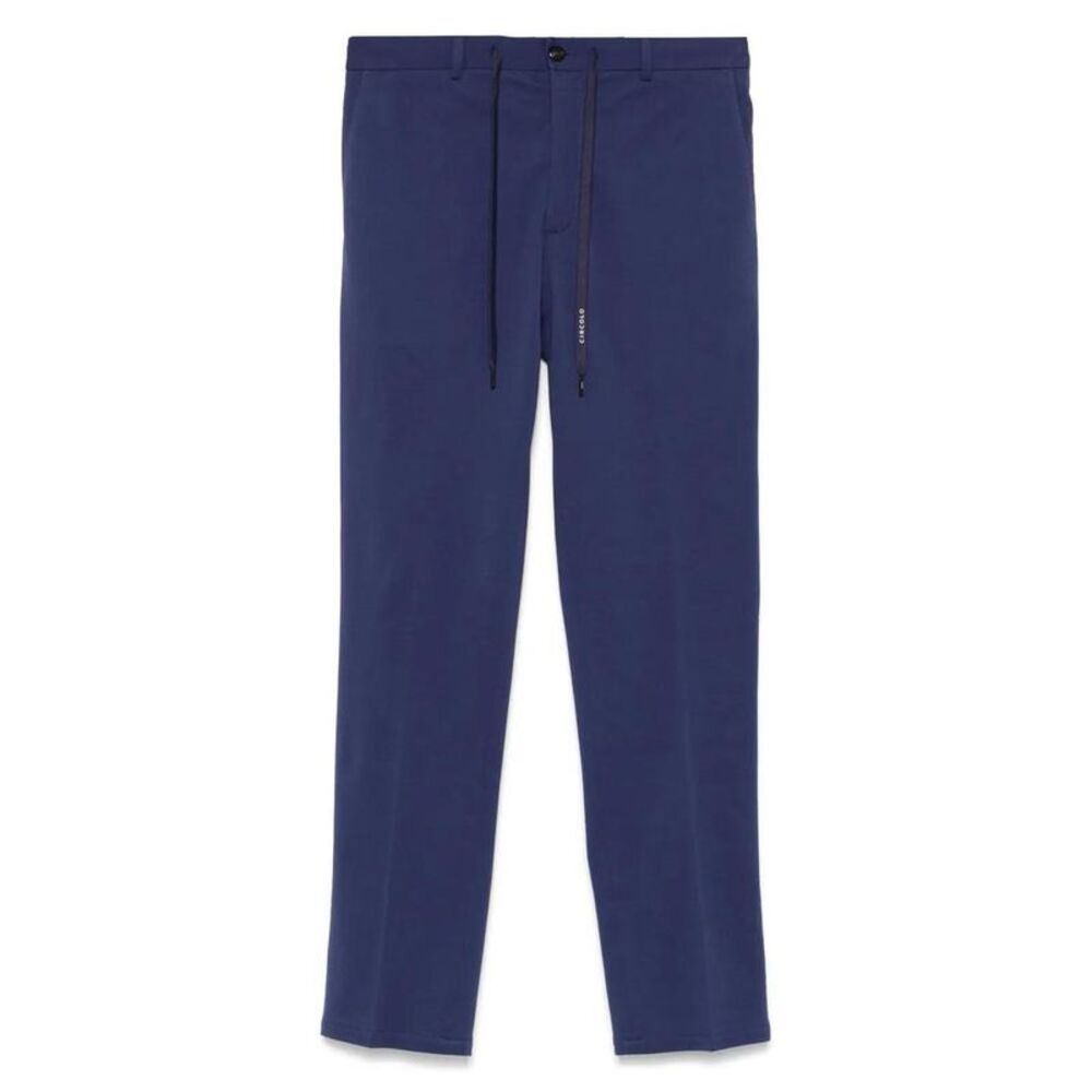 CIRCOLO 1901 Men's Stretch Cotton Drawstring Trousers Men BLUE Pants